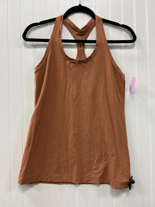 Athletic Tank Top By Lululemon In Tan, Size:10
