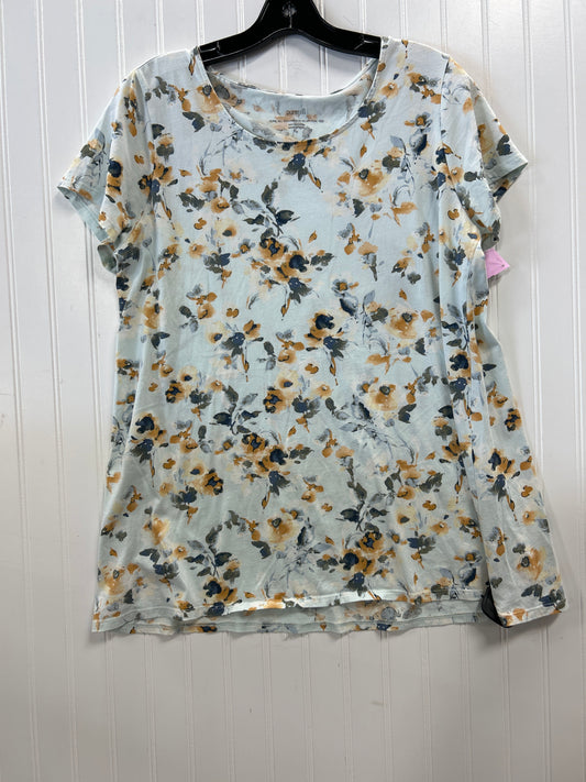 Top Ss By Pure Jill In Blue, Size:M