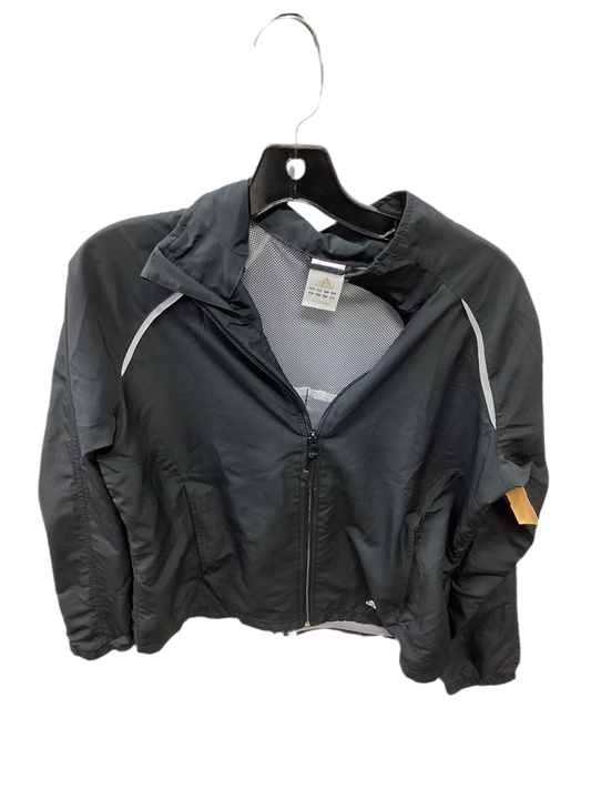 Athletic Jacket By Adidas In Black, Size:M