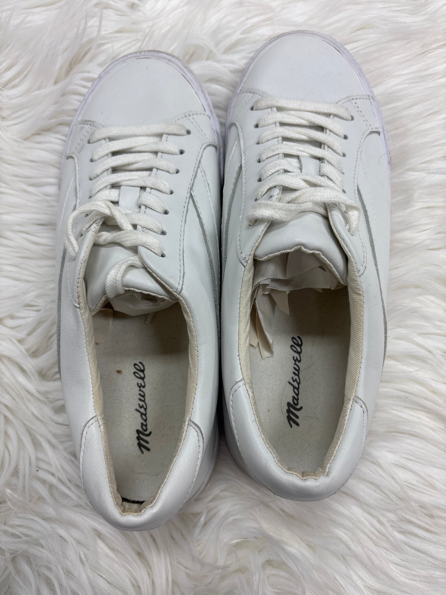 Shoes Sneakers By Madewell In White, Size:9.5