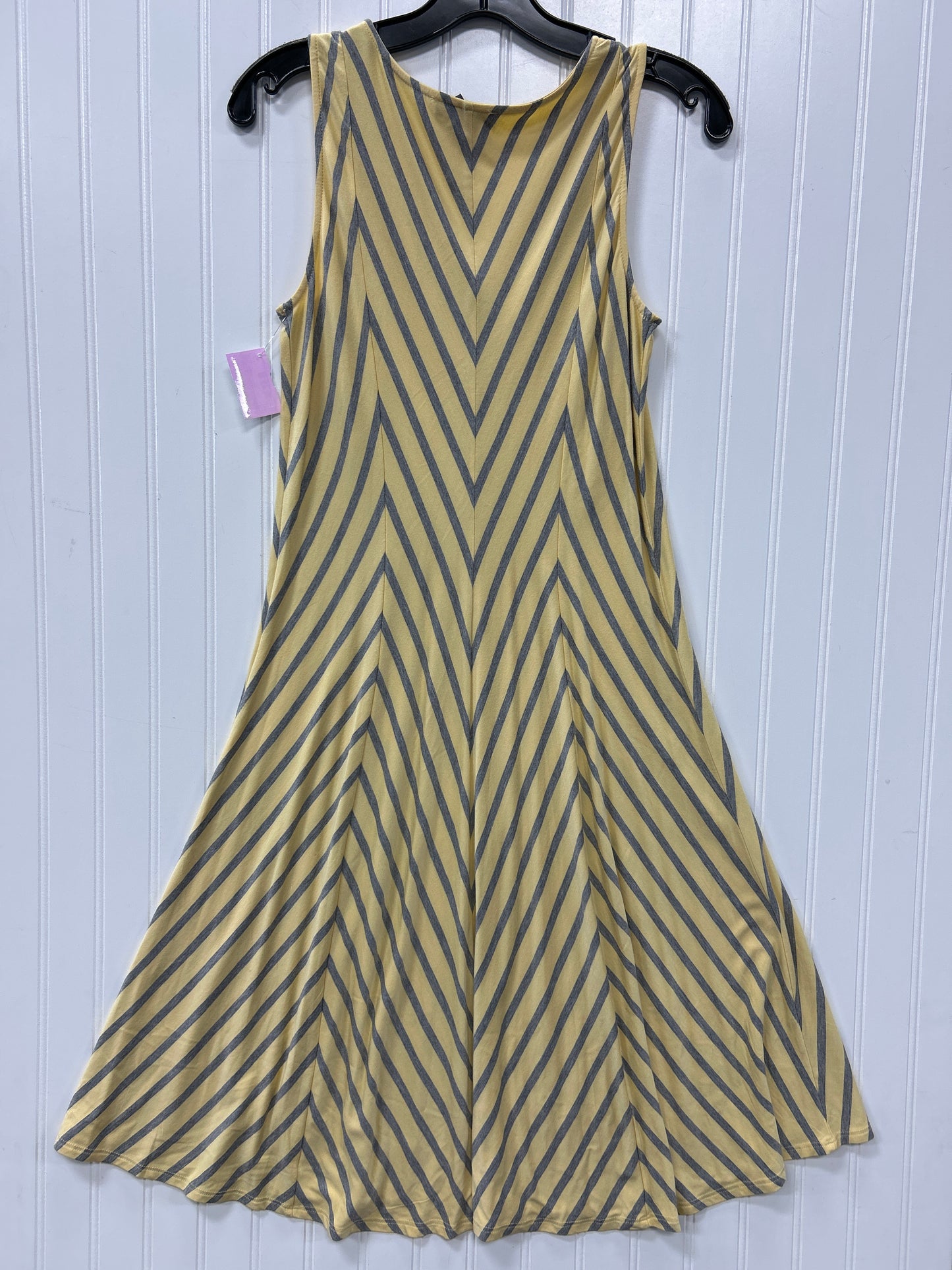 Dress Casual Maxi By Chelsea And Theodore In Yellow, Size:M