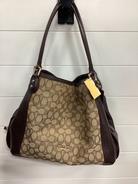 Handbag Designer By Coach In Brown, Size:Medium