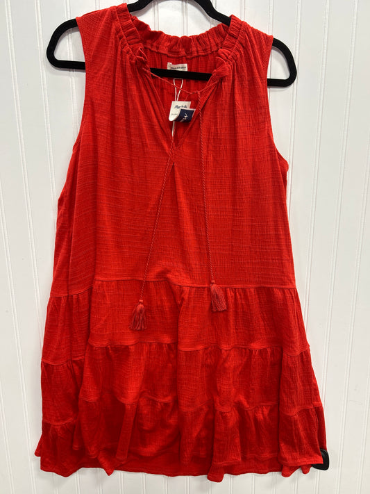 Dress Casual Midi By Max Studio In Red, Size:Xl