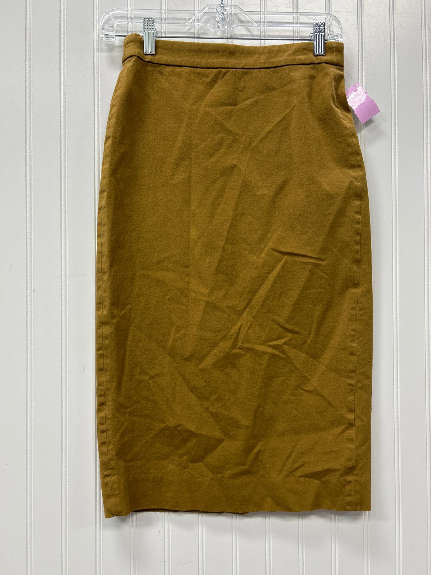 Skirt Midi By J. Crew In Tan, Size:0P