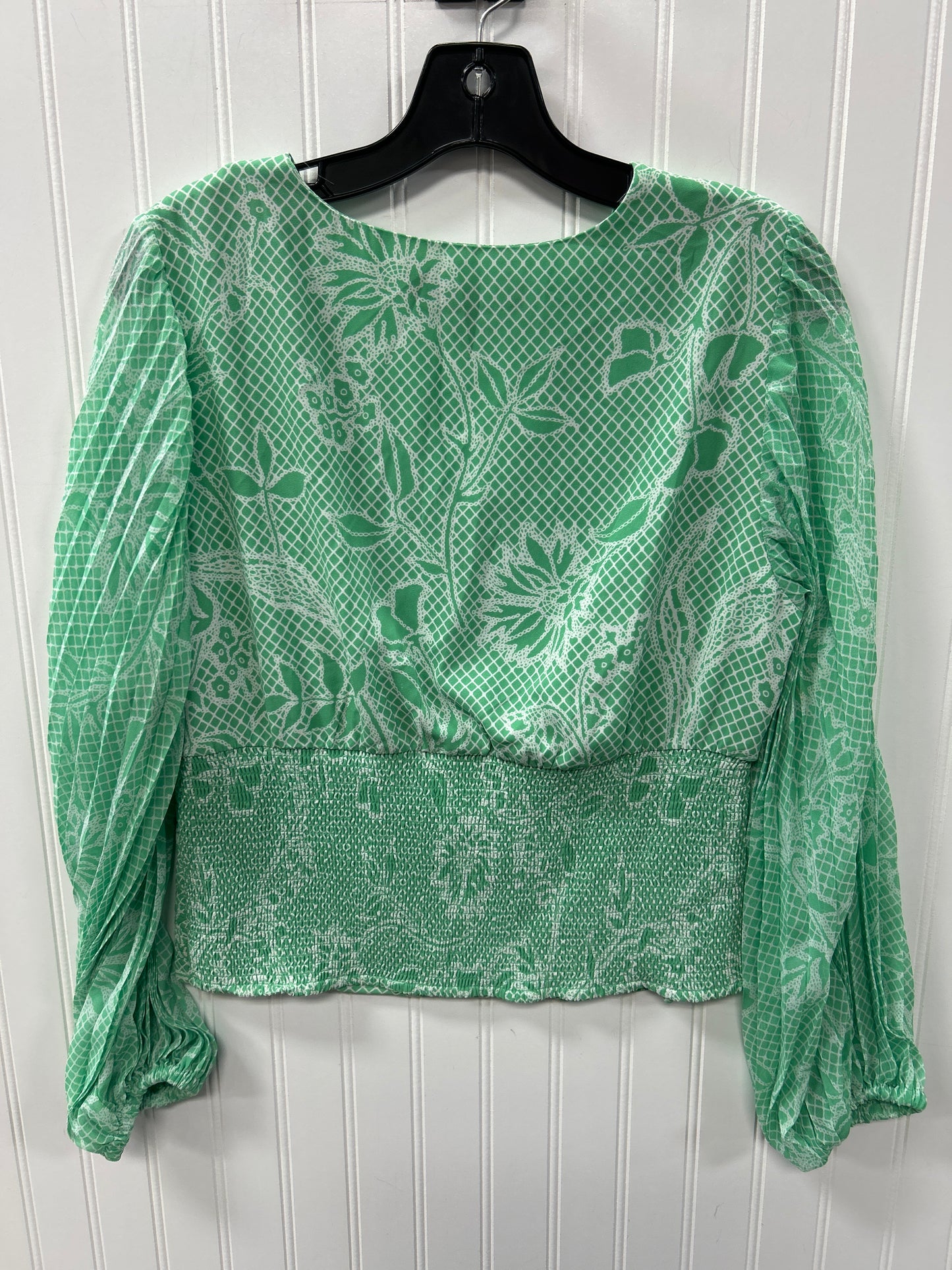 Blouse Ls By White House Black Market In Green, Size:10