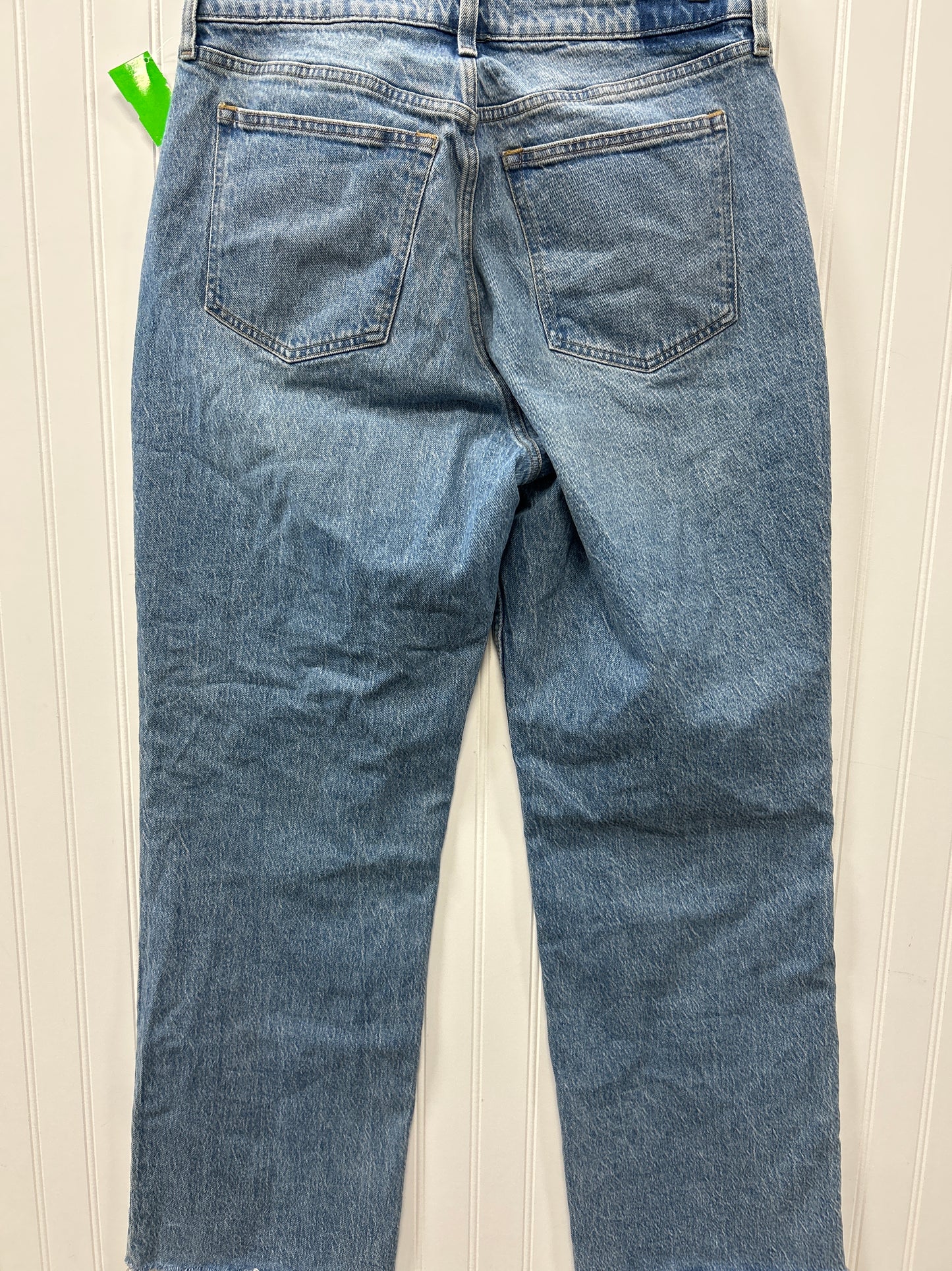 Jeans Wide Leg By Abercrombie And Fitch In Blue Denim, Size:8