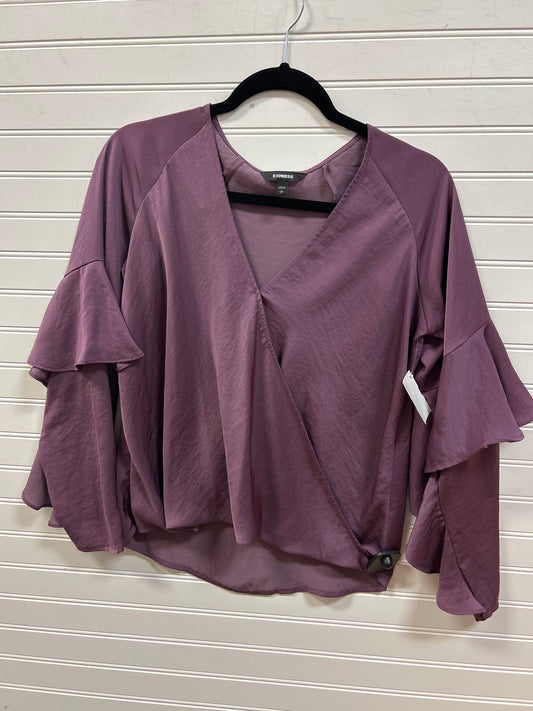 Top Ls By Express In Purple, Size:S