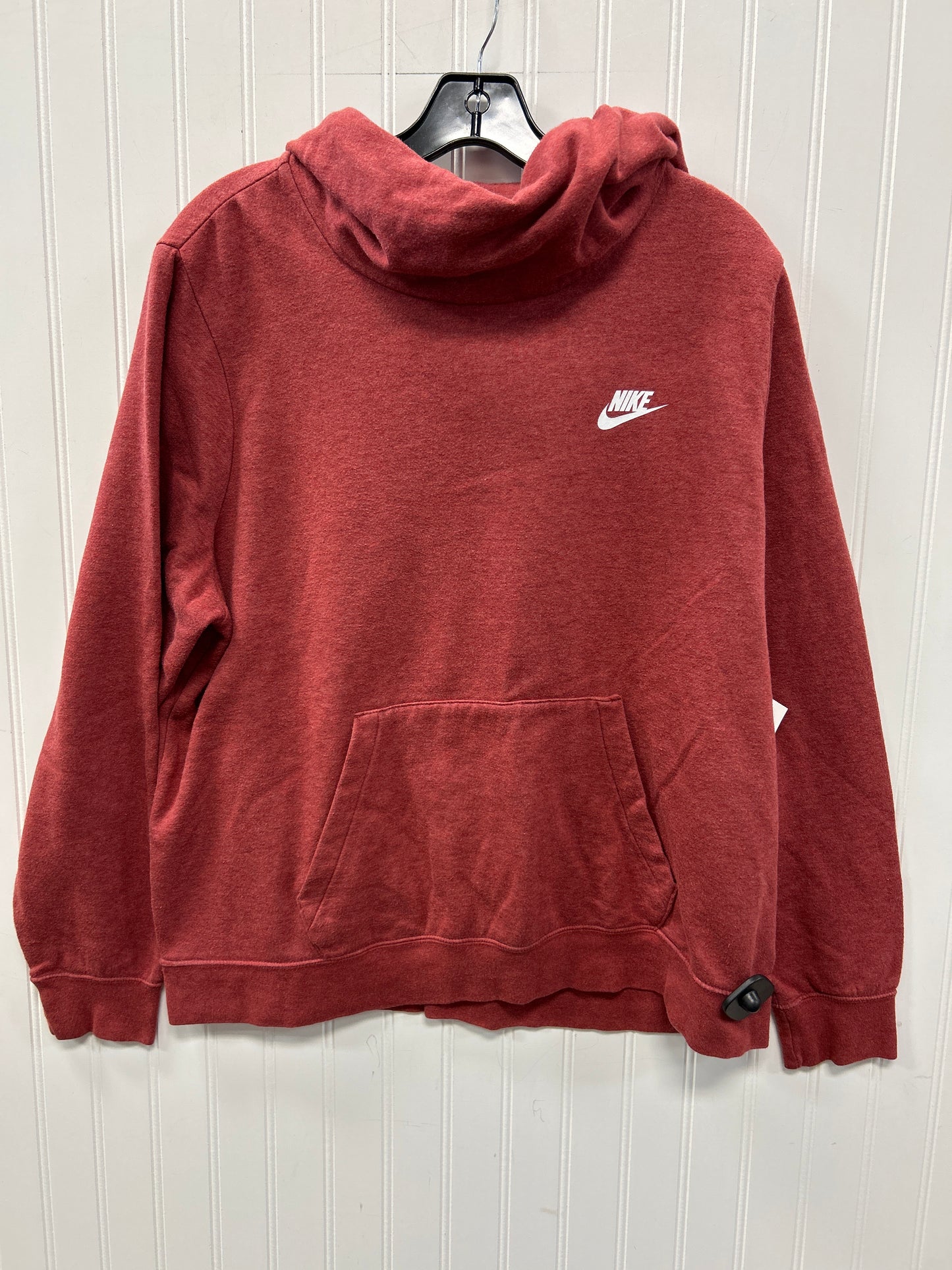 Athletic Sweatshirt Hoodie By Nike Apparel In Red, Size:Xl