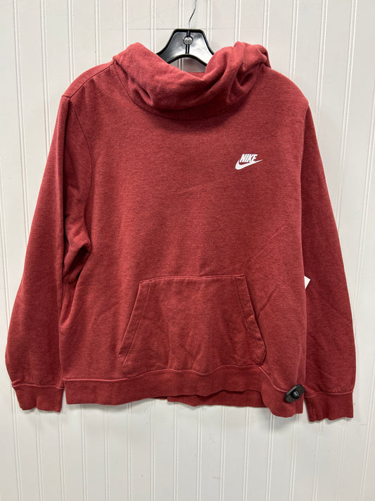 Athletic Sweatshirt Hoodie By Nike Apparel In Red, Size:Xl