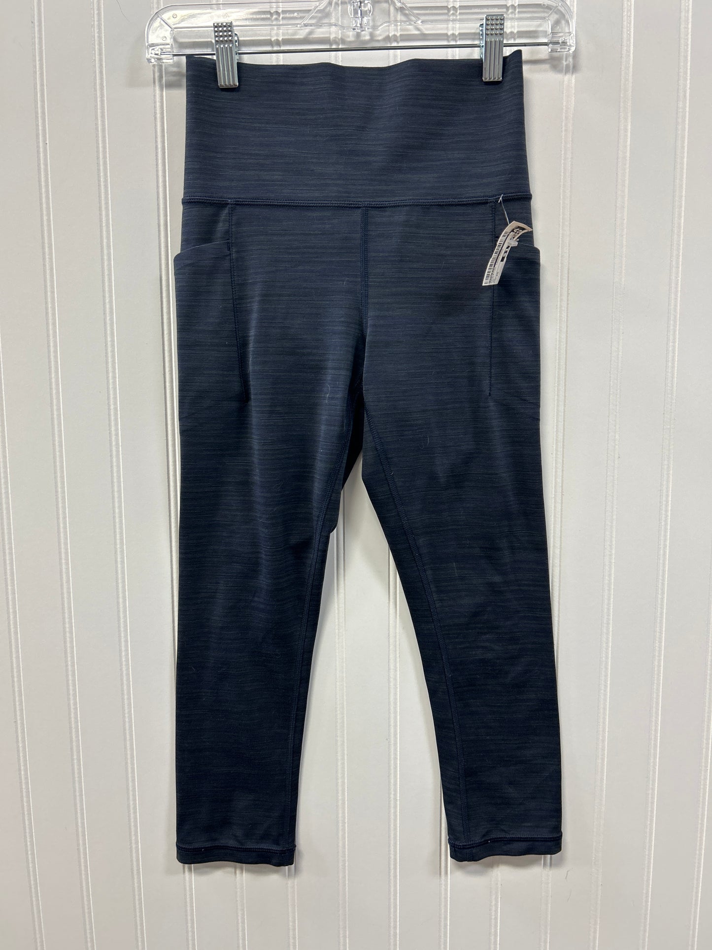 Athletic Leggings By Athleta In Navy, Size:Xs