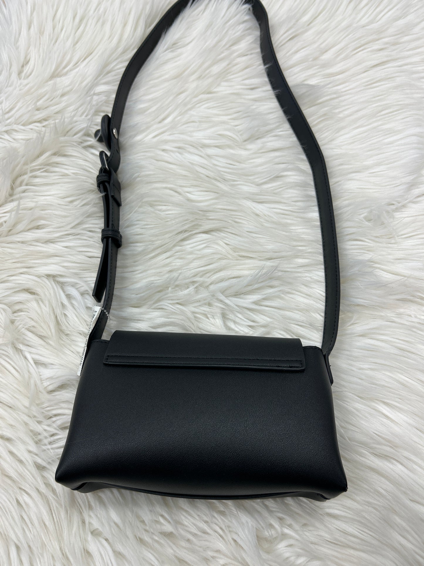 Crossbody Leather By Mng In Black, Size:Small