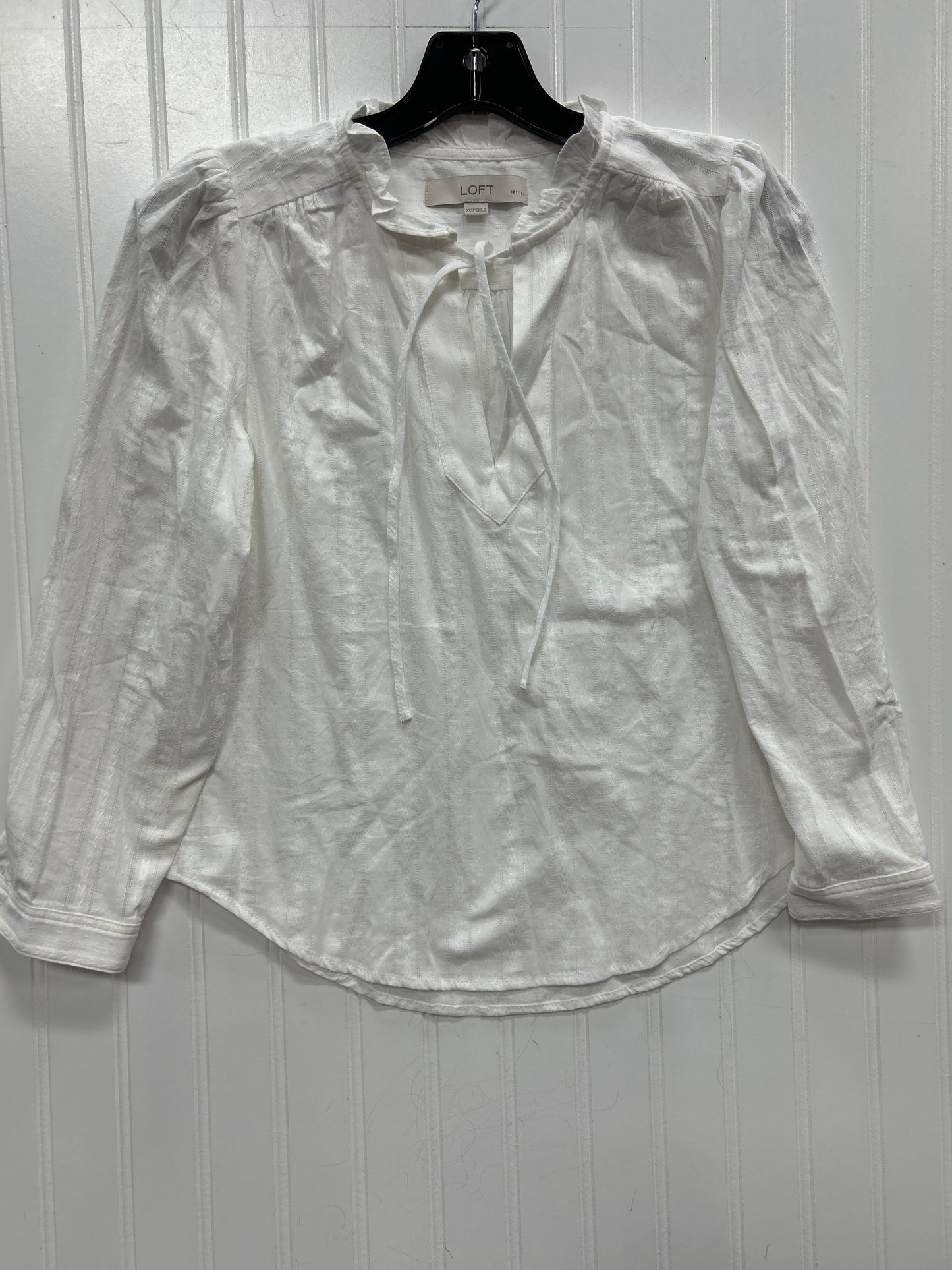 Top Ls By Loft In White, Size:Xxsp
