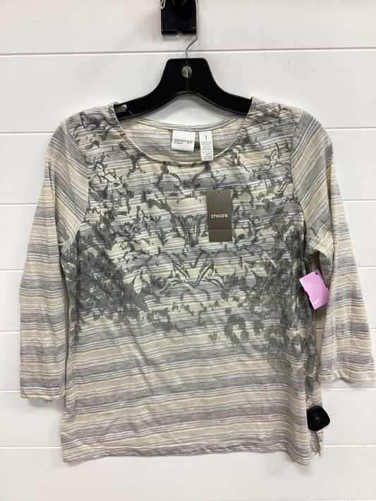 Top Ls By Zenergy By Chicos In Cream, Size:S
