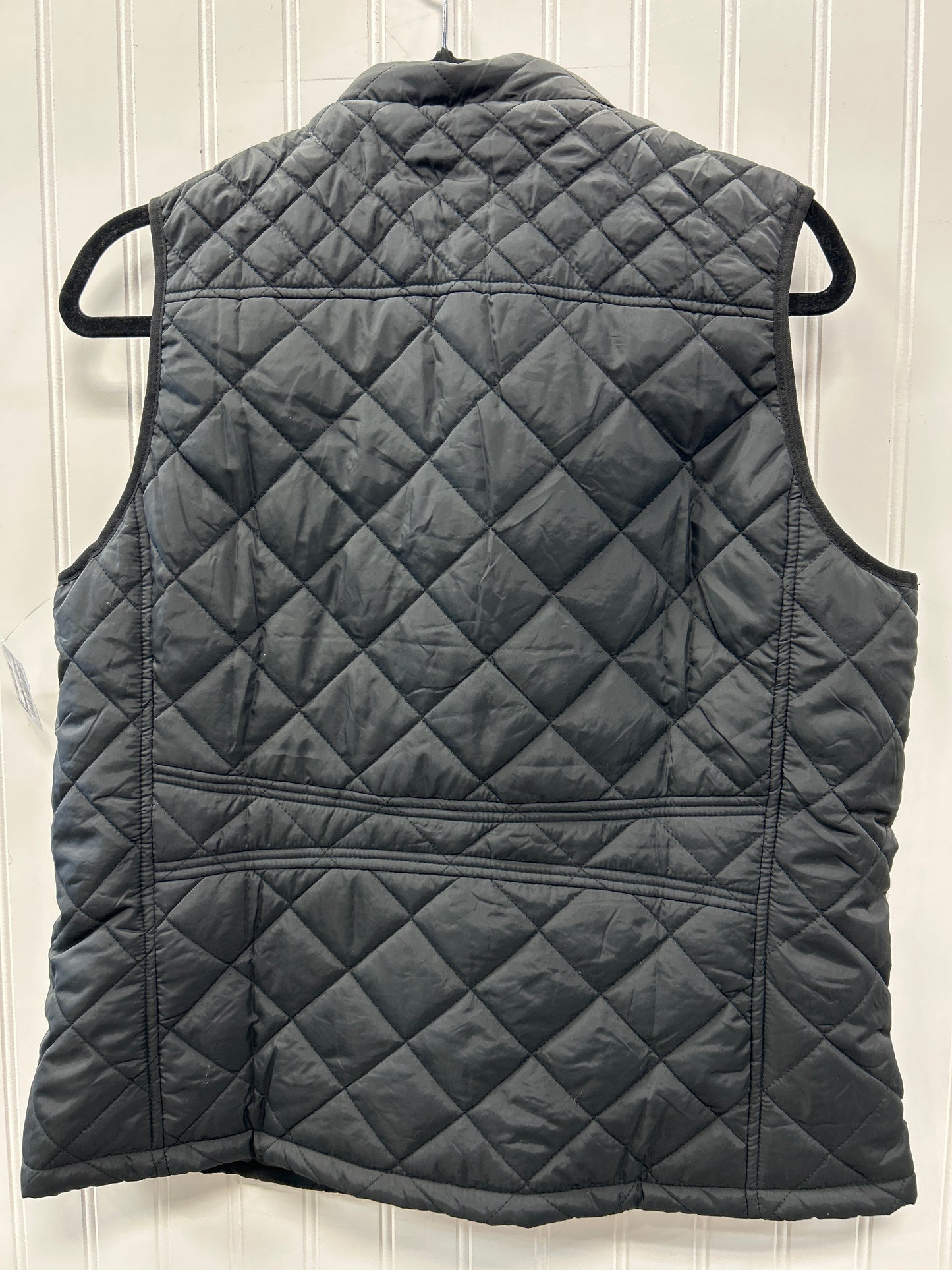 Vest Puffer & Quilted By Clothes Mentor In Black, Size:L