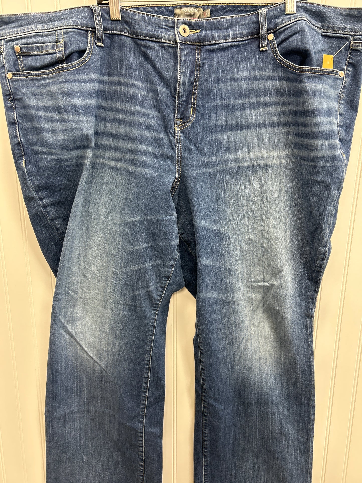 Jeans Boot Cut By Torrid In Blue Denim, Size:28