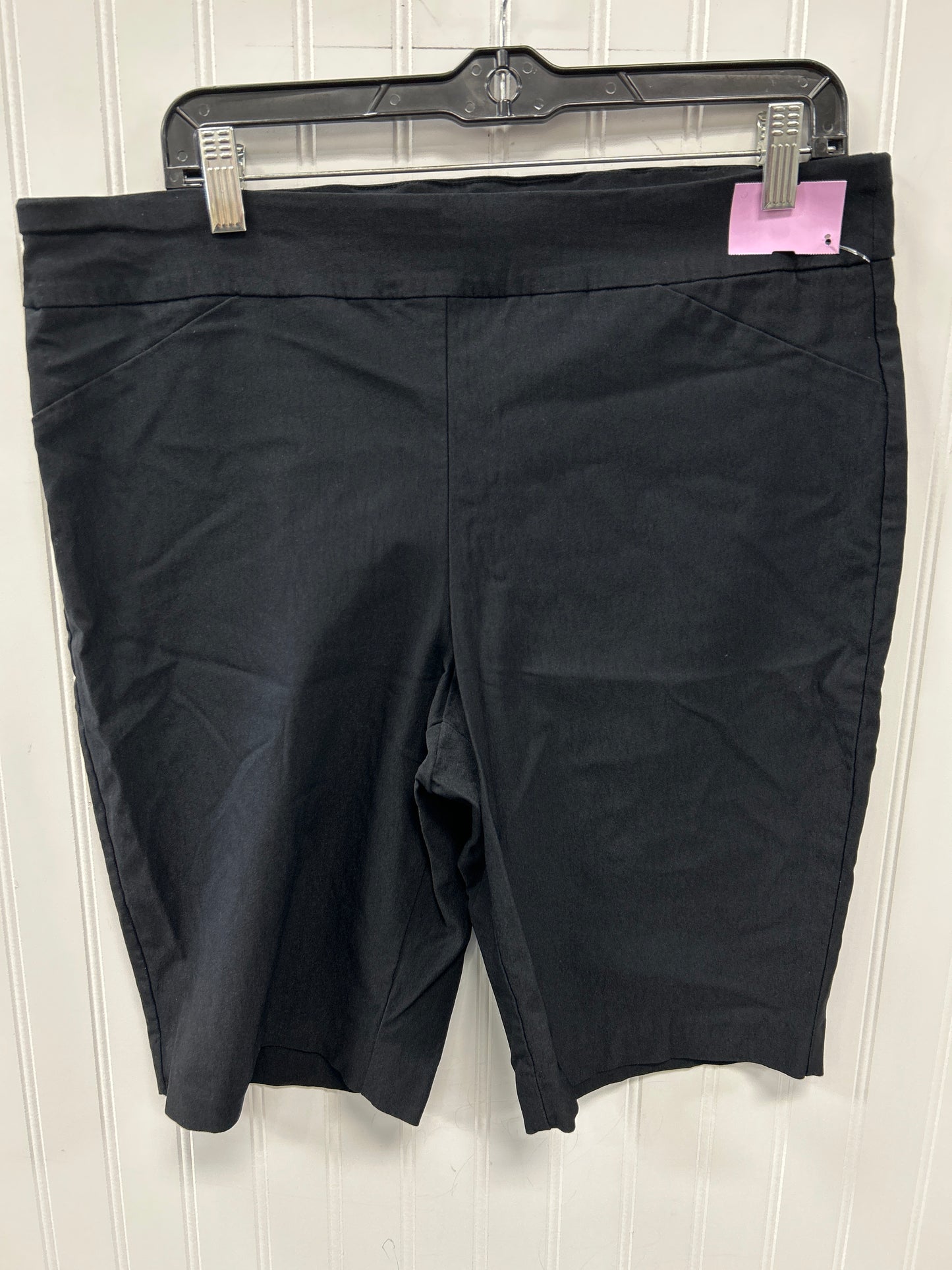 Shorts By Charter Club In Black, Size:Xl