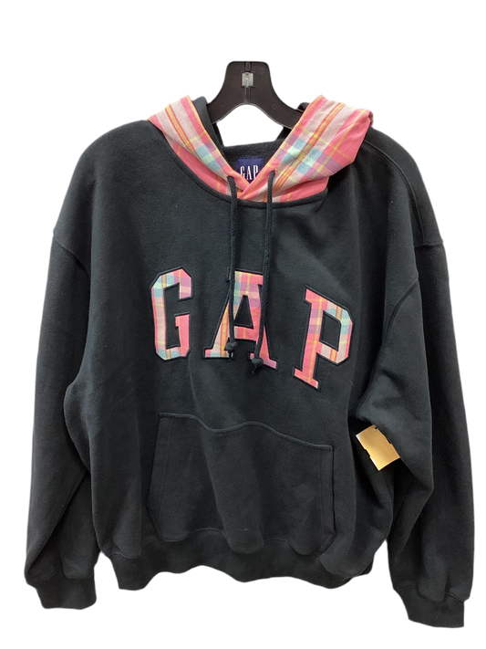 Sweatshirt Hoodie By Gap In Black & Pink, Size:M