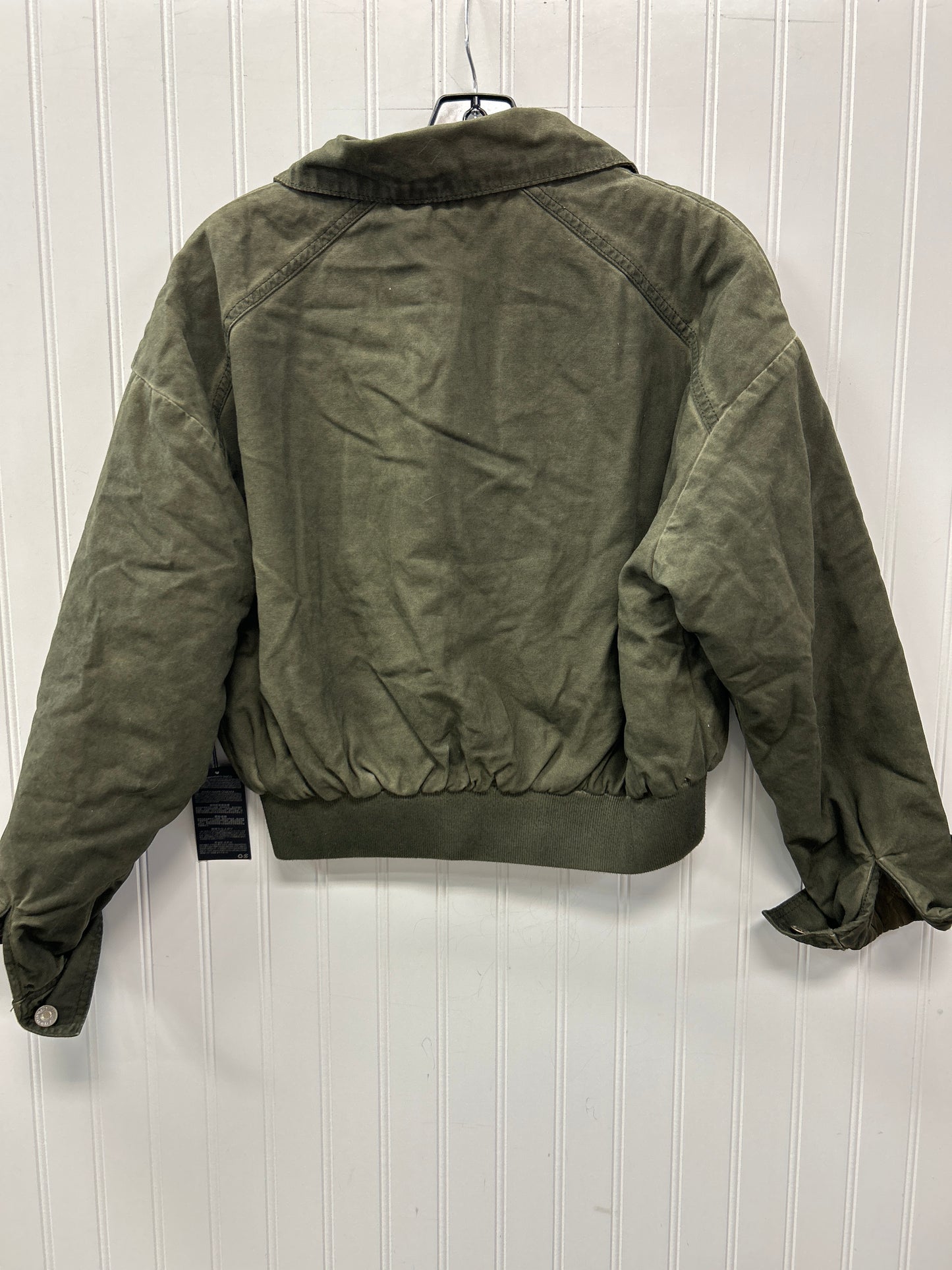 Jacket Denim By Forever 21 In Green, Size:S