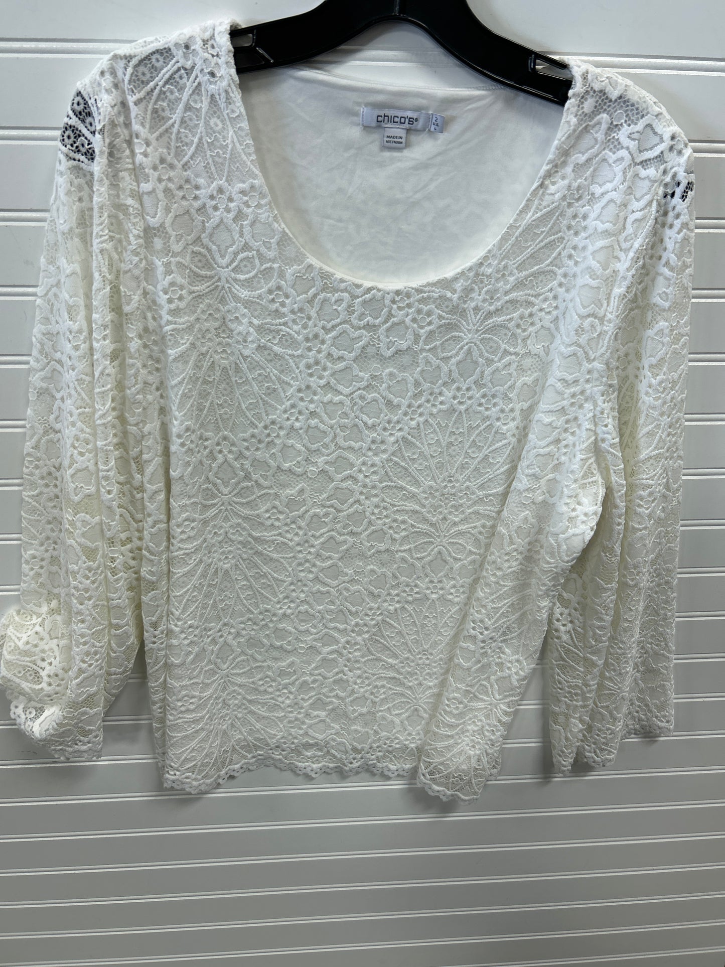 Top Ls By Chicos In White, Size:L