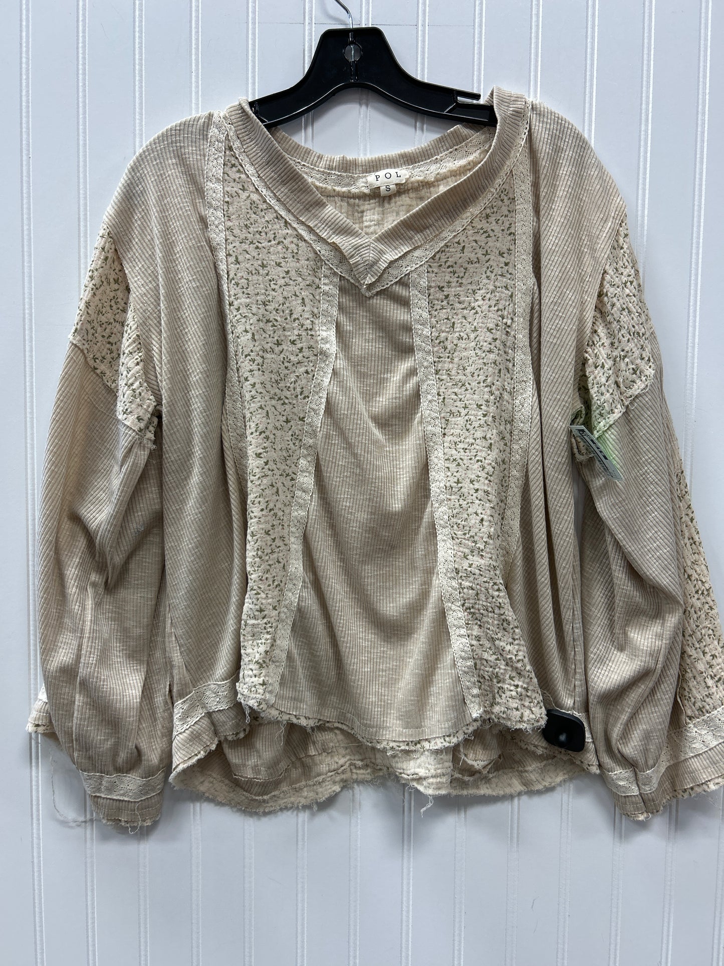 Top Ls By Pol In Tan, Size:S