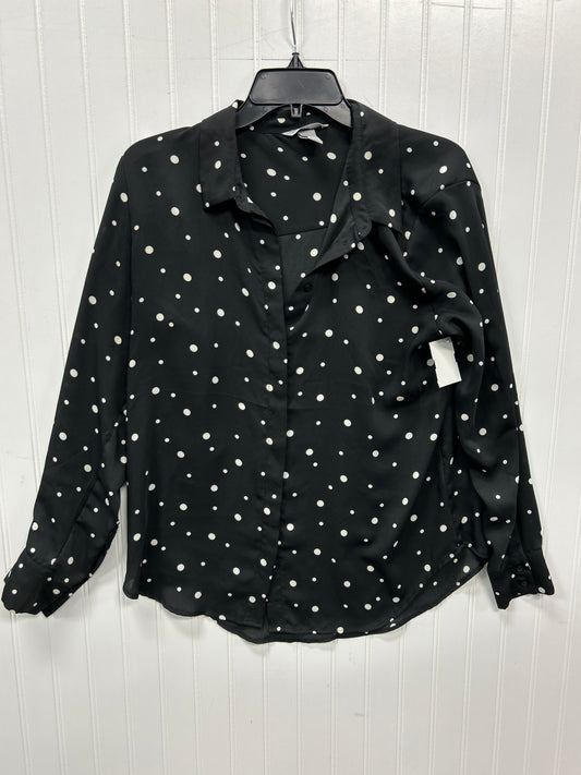 Top Ls By H&M In Black, Size:M