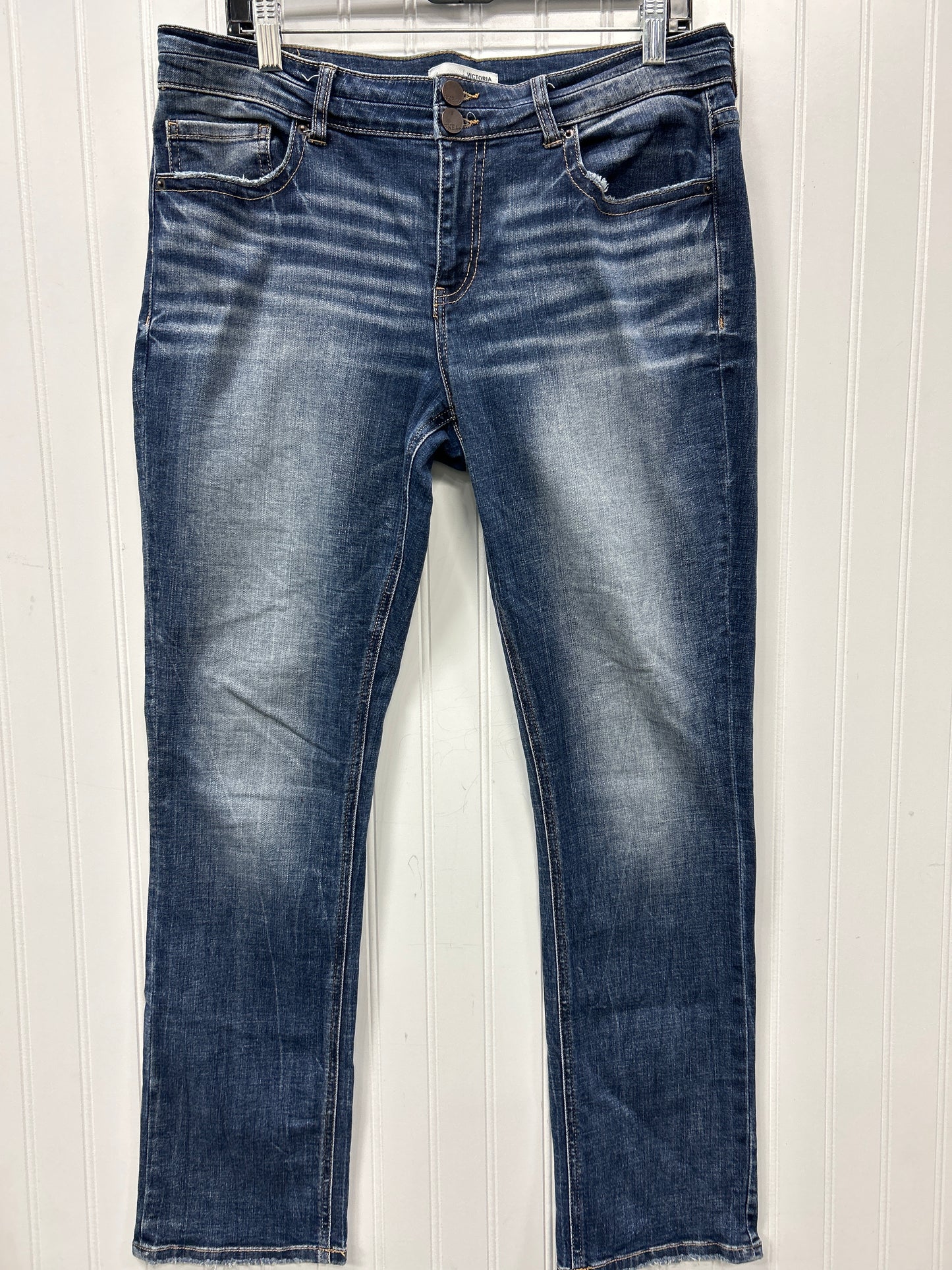 Jeans Straight By Bke In Blue Denim, Size:8