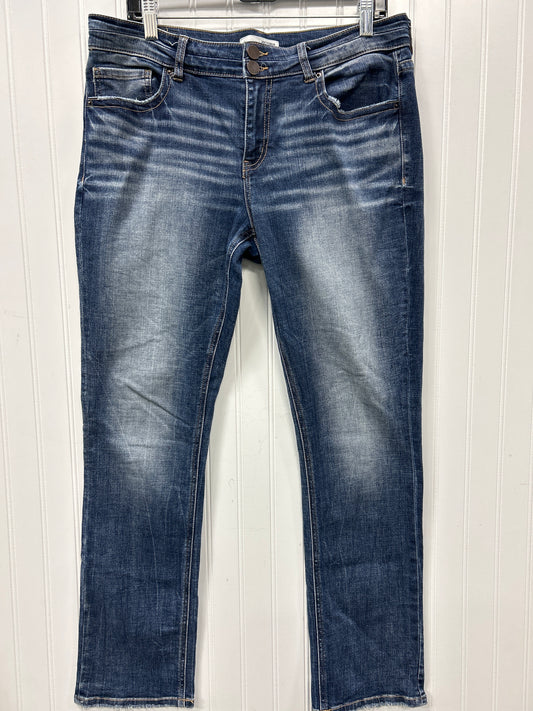 Jeans Straight By Bke In Blue Denim, Size:8
