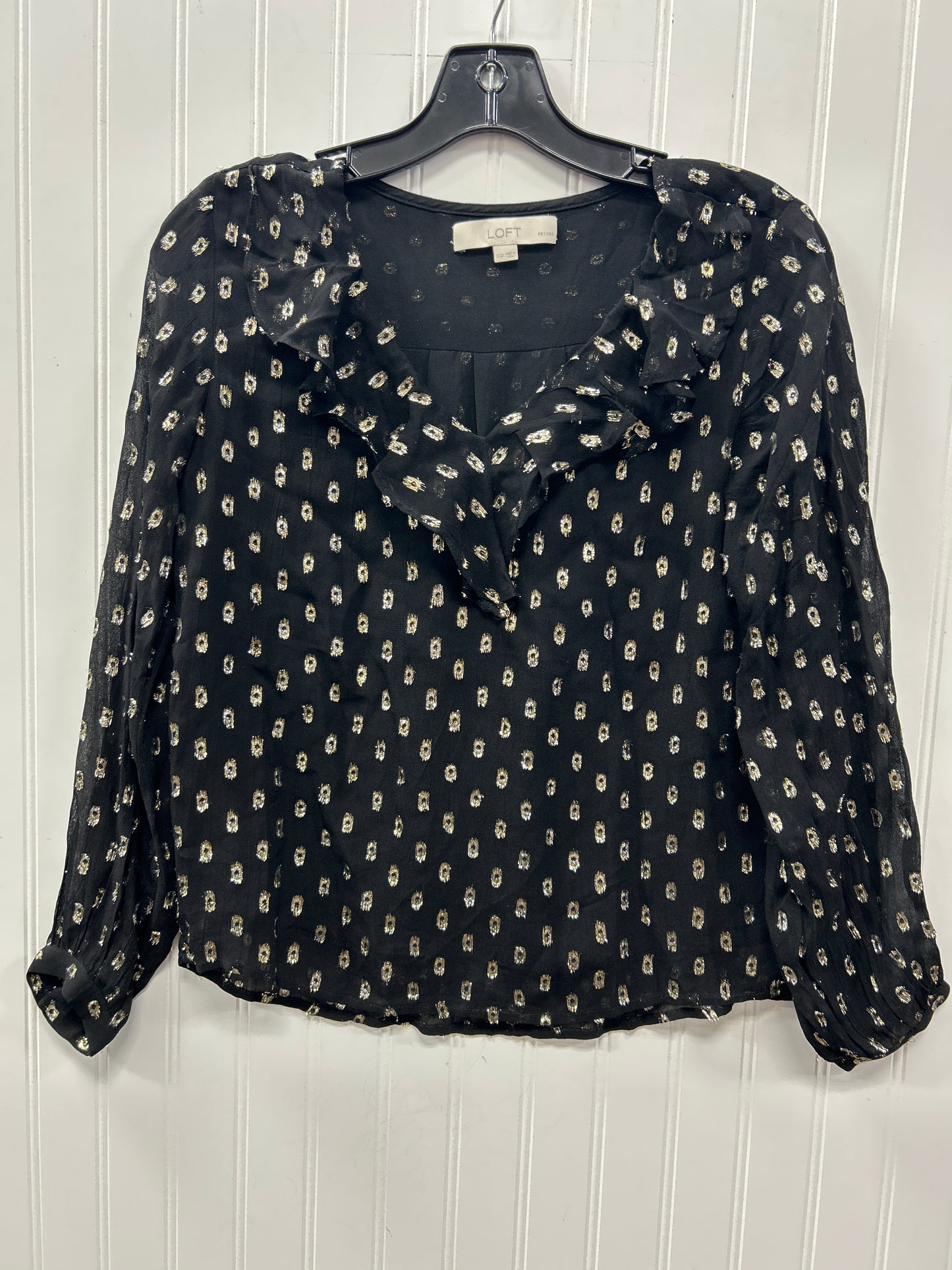 Top Ls By J. Crew In Black, Size:Xs