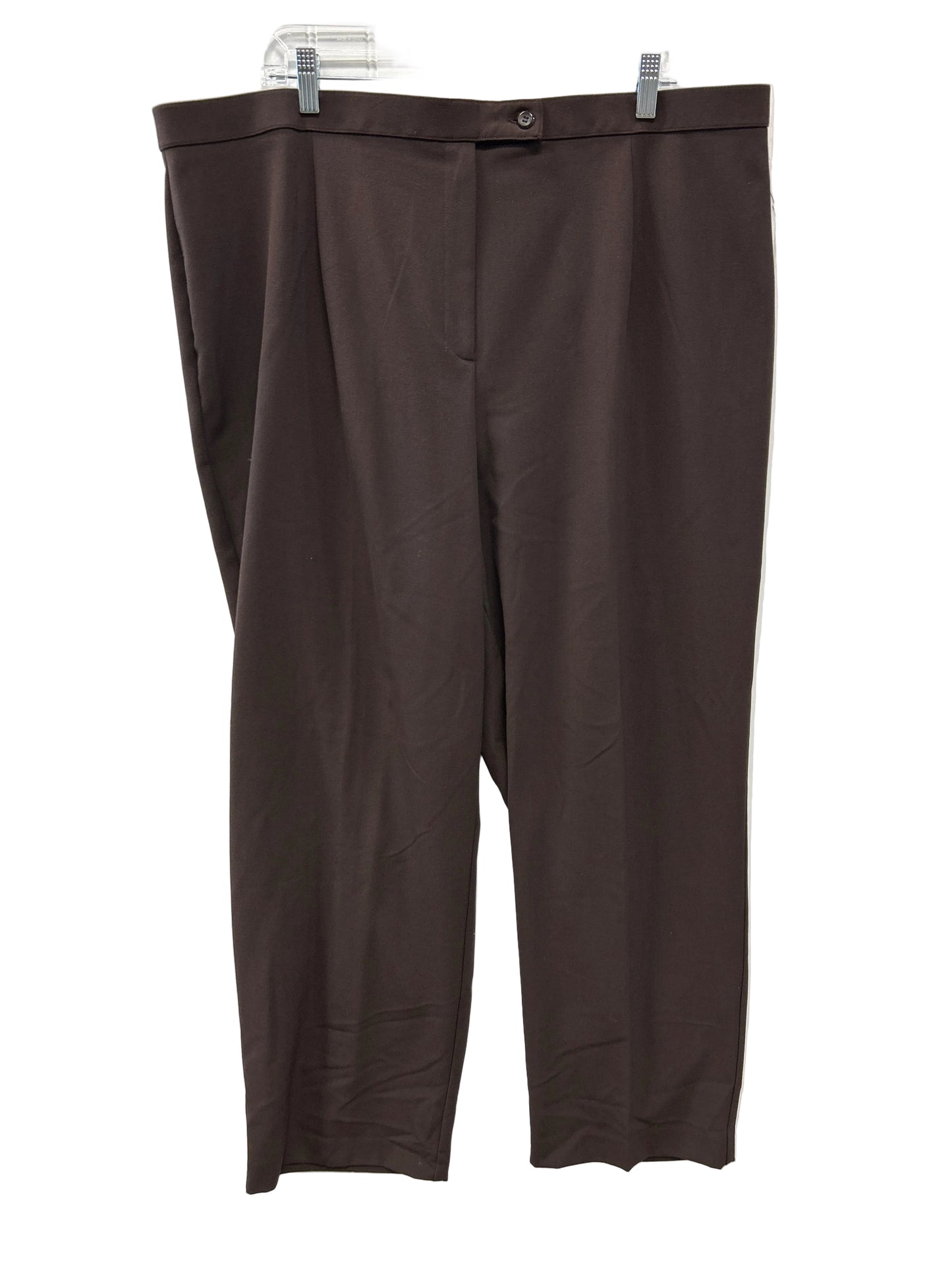 Pants Dress By Briggs In Brown, Size:22