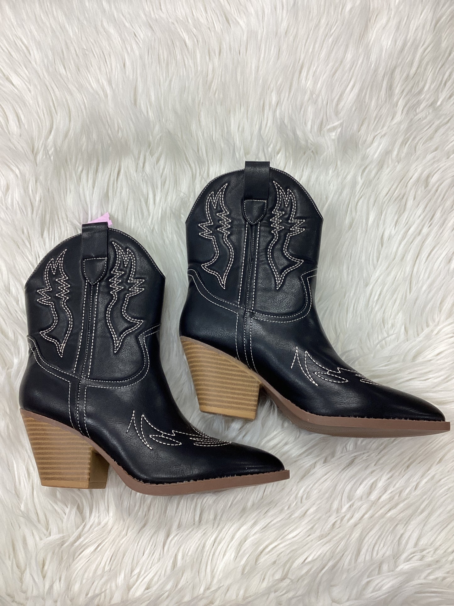 Boots Western By Clothes Mentor In Black, Size:10