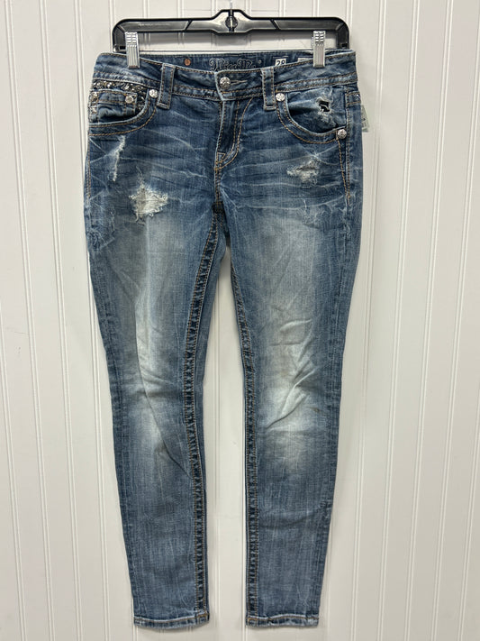 Jeans Skinny By Miss Me In Blue Denim, Size:6