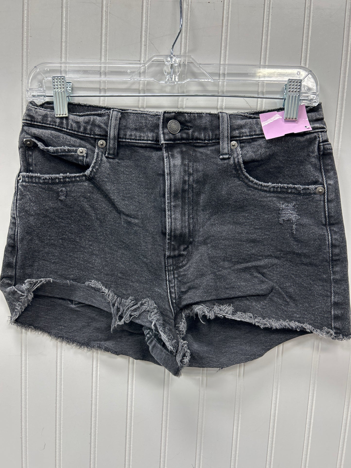 Shorts By Abercrombie And Fitch In Black Denim, Size:4