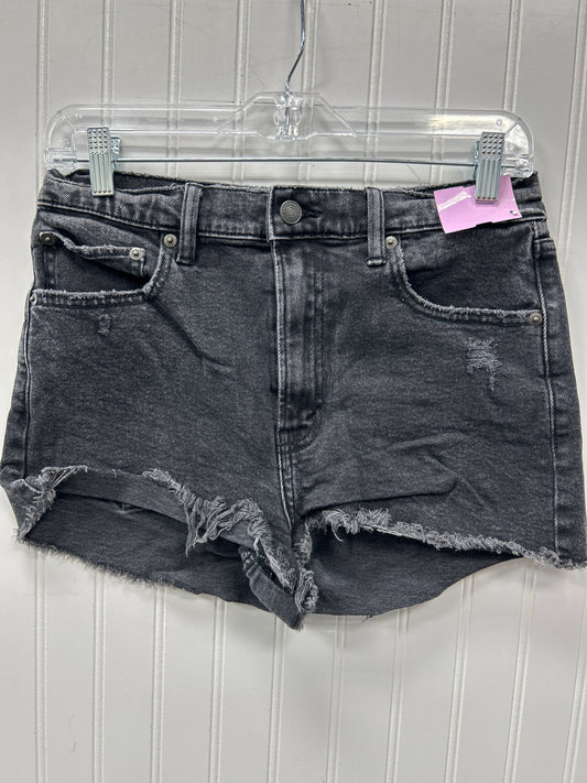 Shorts By Abercrombie And Fitch In Black Denim, Size:4