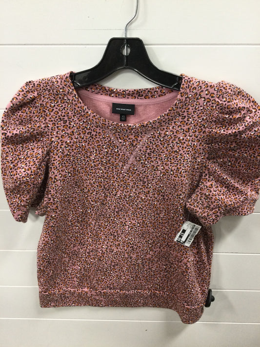 Top Ss By Who What Wear In Pink, Size:Xs