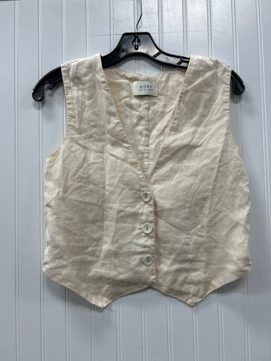Blouse Sleeveless By Cmc In Cream, Size:S
