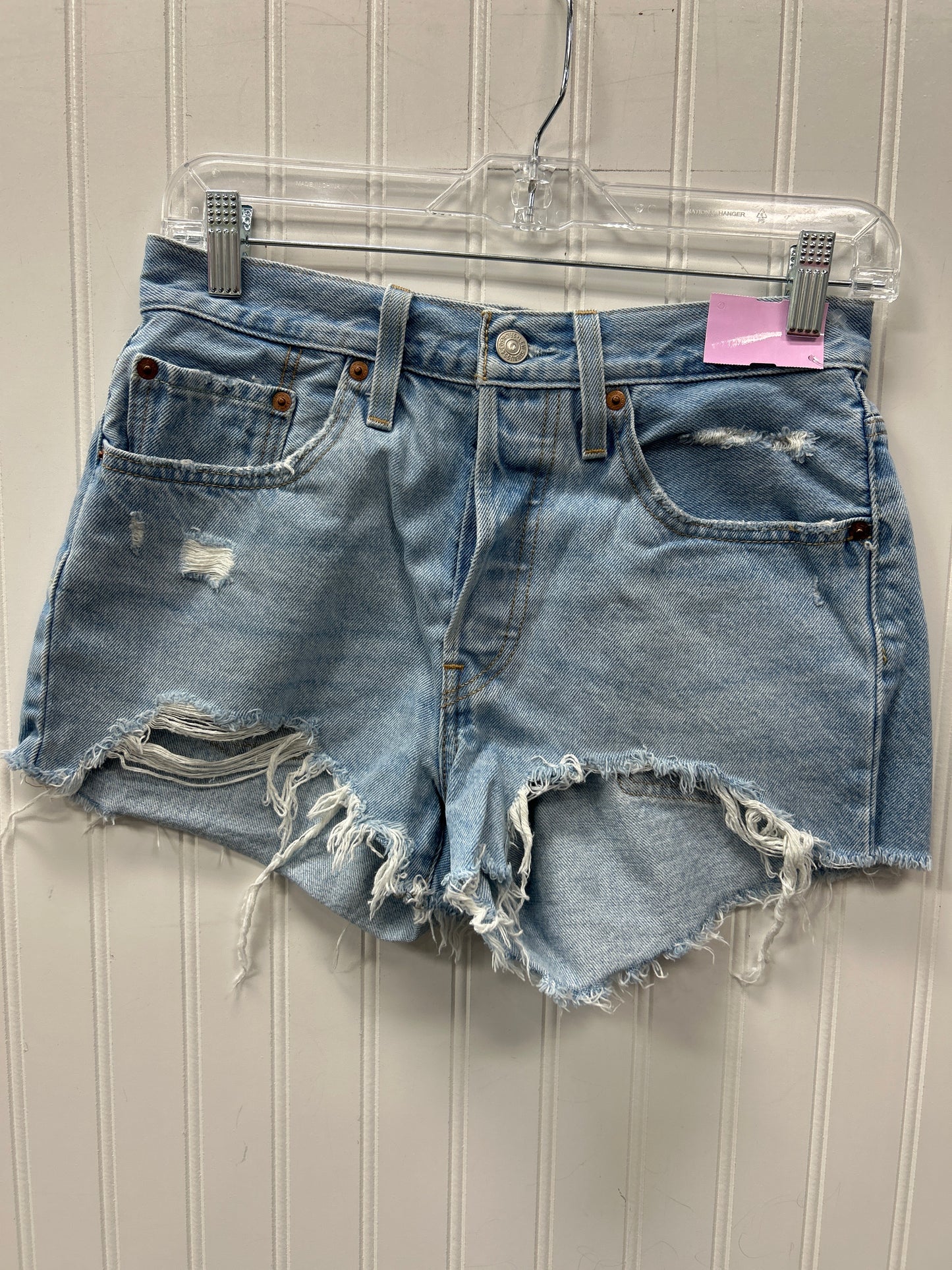 Shorts By Levis In Blue Denim, Size:4
