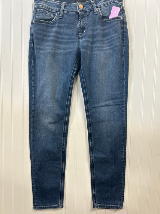 Jeans Skinny By Silver In Blue Denim, Size:6