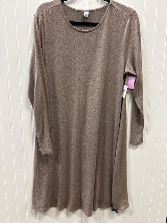 Dress Casual Midi By Old Navy In Brown, Size:L NWT