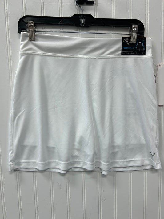 Athletic Skort By Callaway In White, Size:S