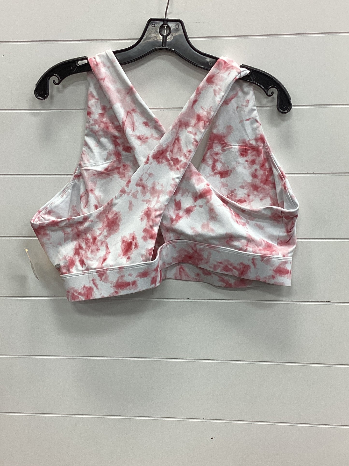 Athletic Bra By Fabletics In Red & White, Size:3X