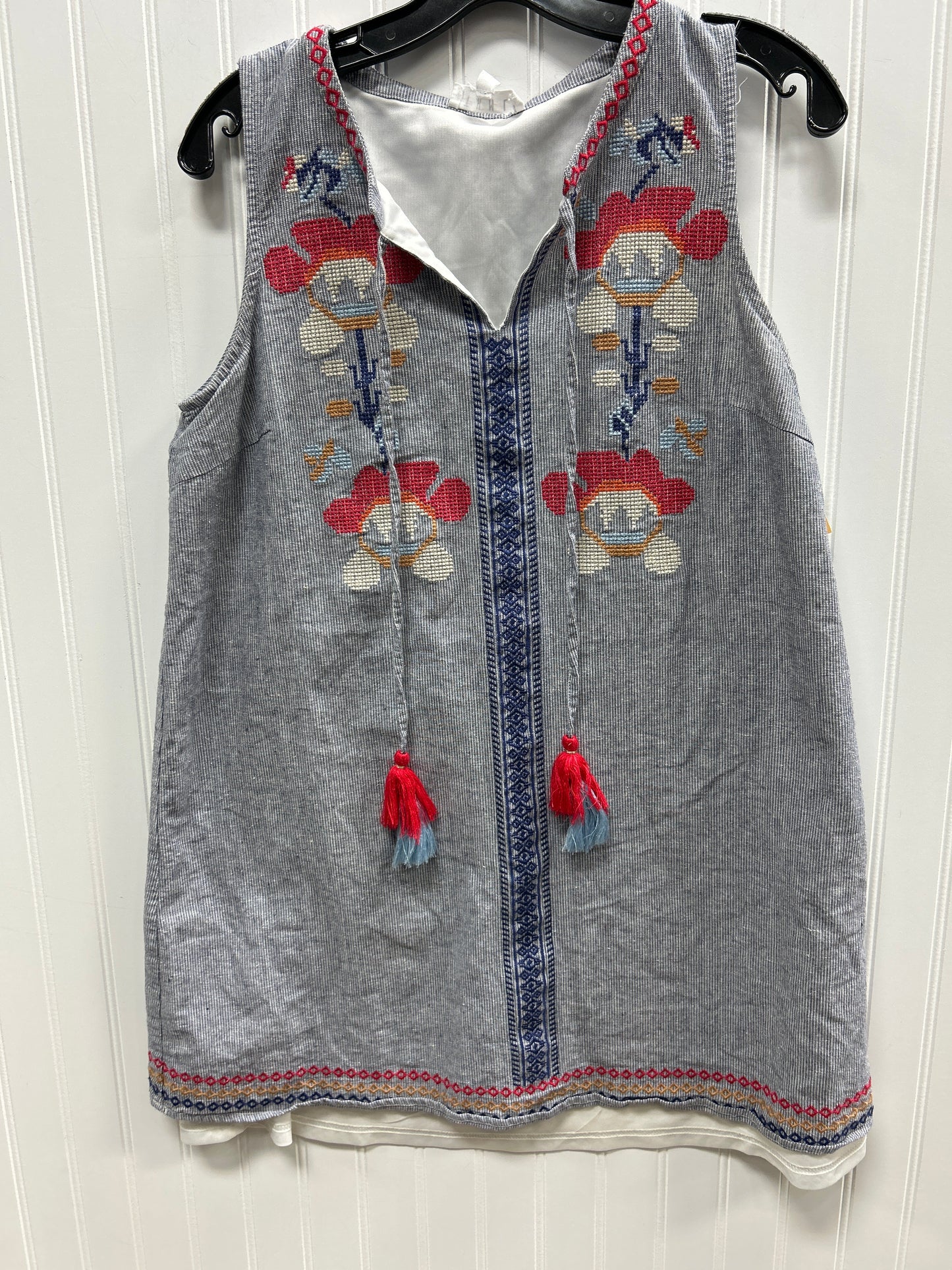 Athletic Tank Top By Lululemon In Floral Print, Size:4