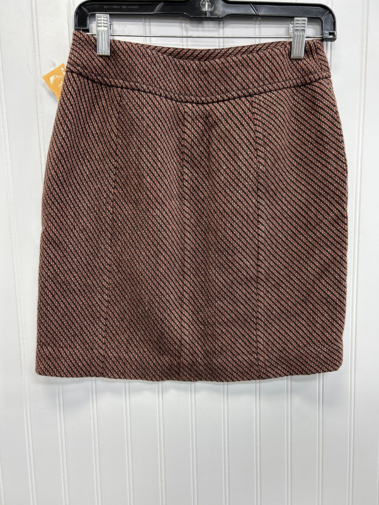 Skirt Midi By Ann Taylor In Brown, Size:2P