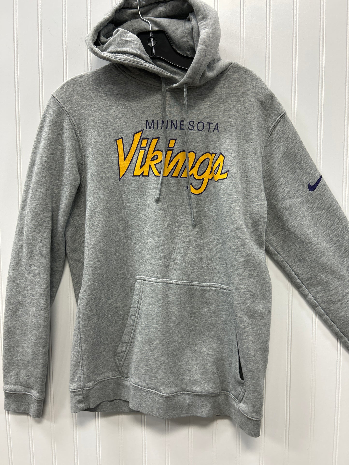 Sweatshirt Hoodie By Nike Apparel In Grey, Size:M