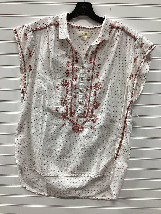 Top Sleeveless By Maeve In White, Size:L