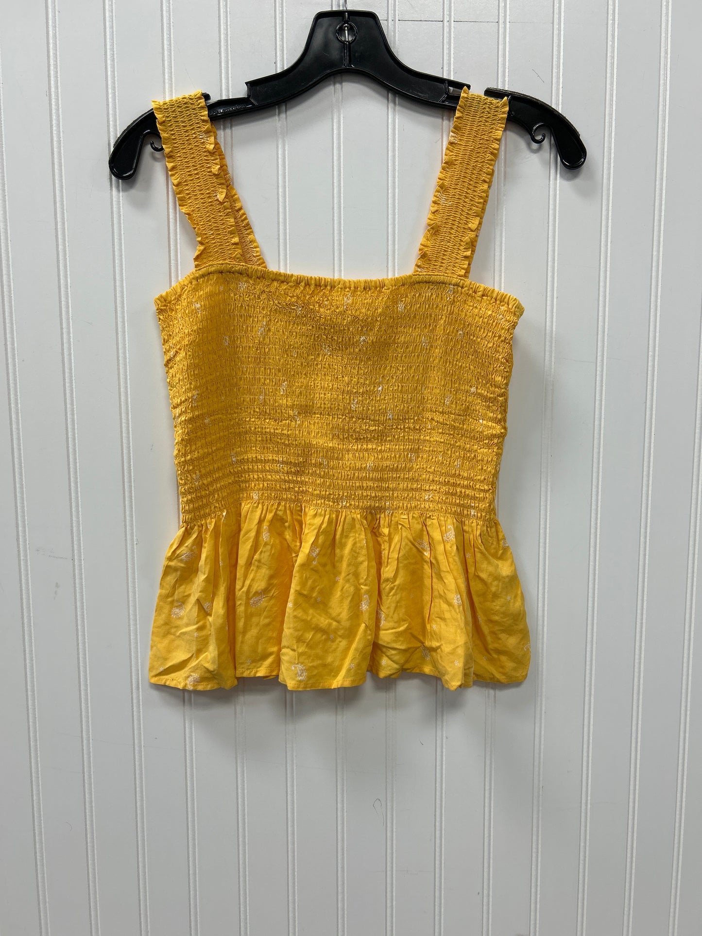 Top Sleeveless By Elodie In Yellow, Size:M