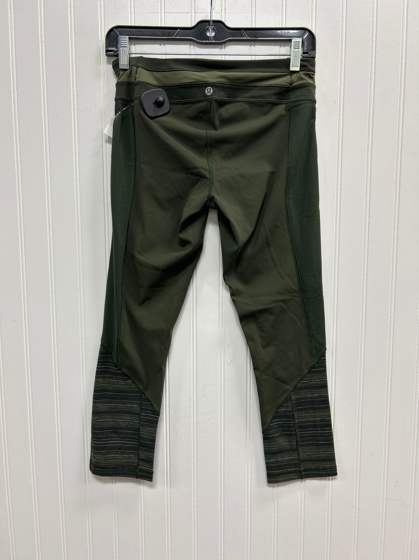 Athletic Leggings Capris By Lululemon In Green, Size:6