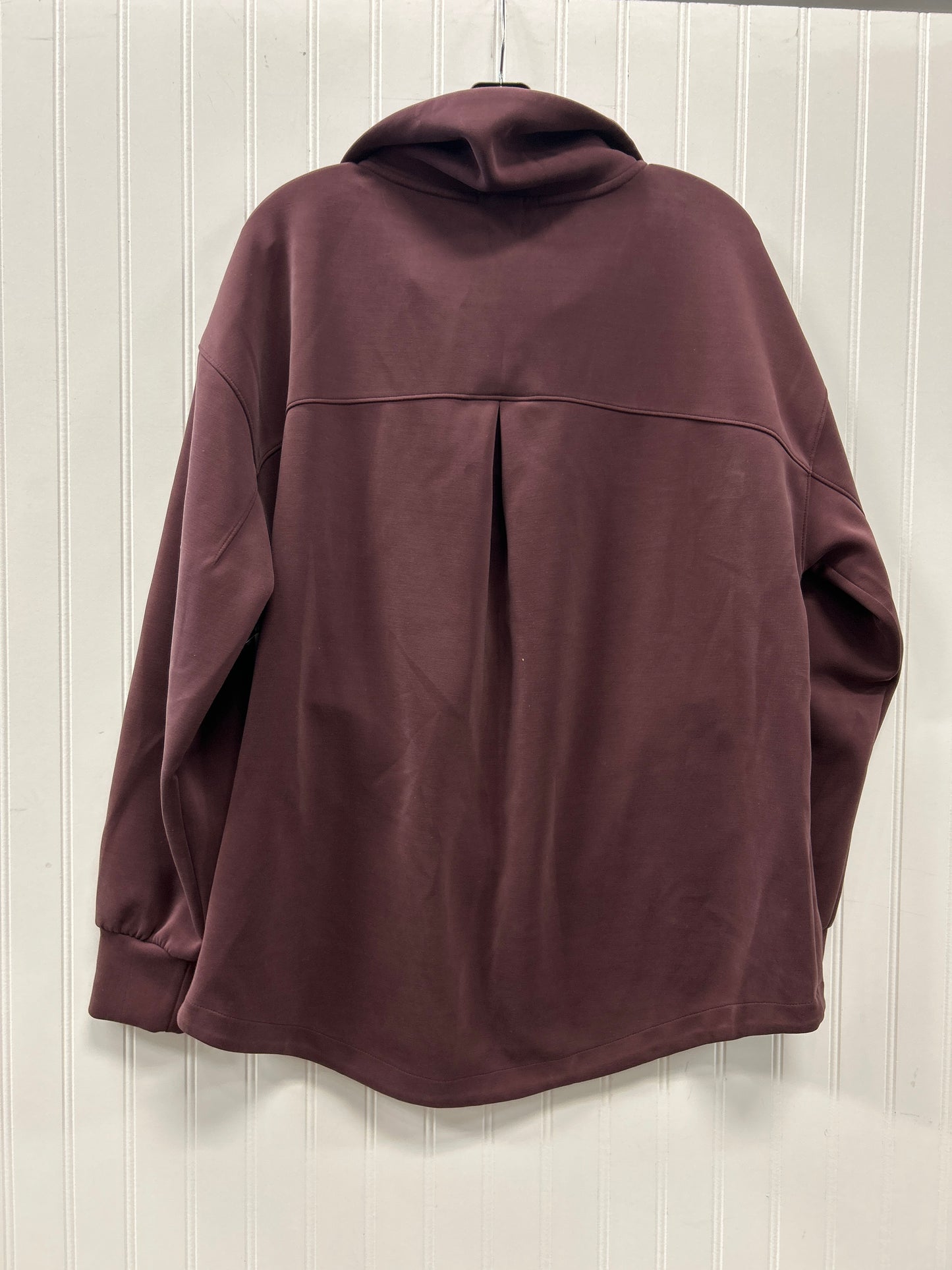 Athletic Sweatshirt Collar By Zella In Brown, Size:L