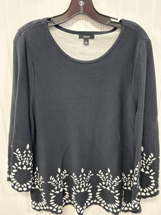 Top Ls By Alfani In Black, Size:Xl