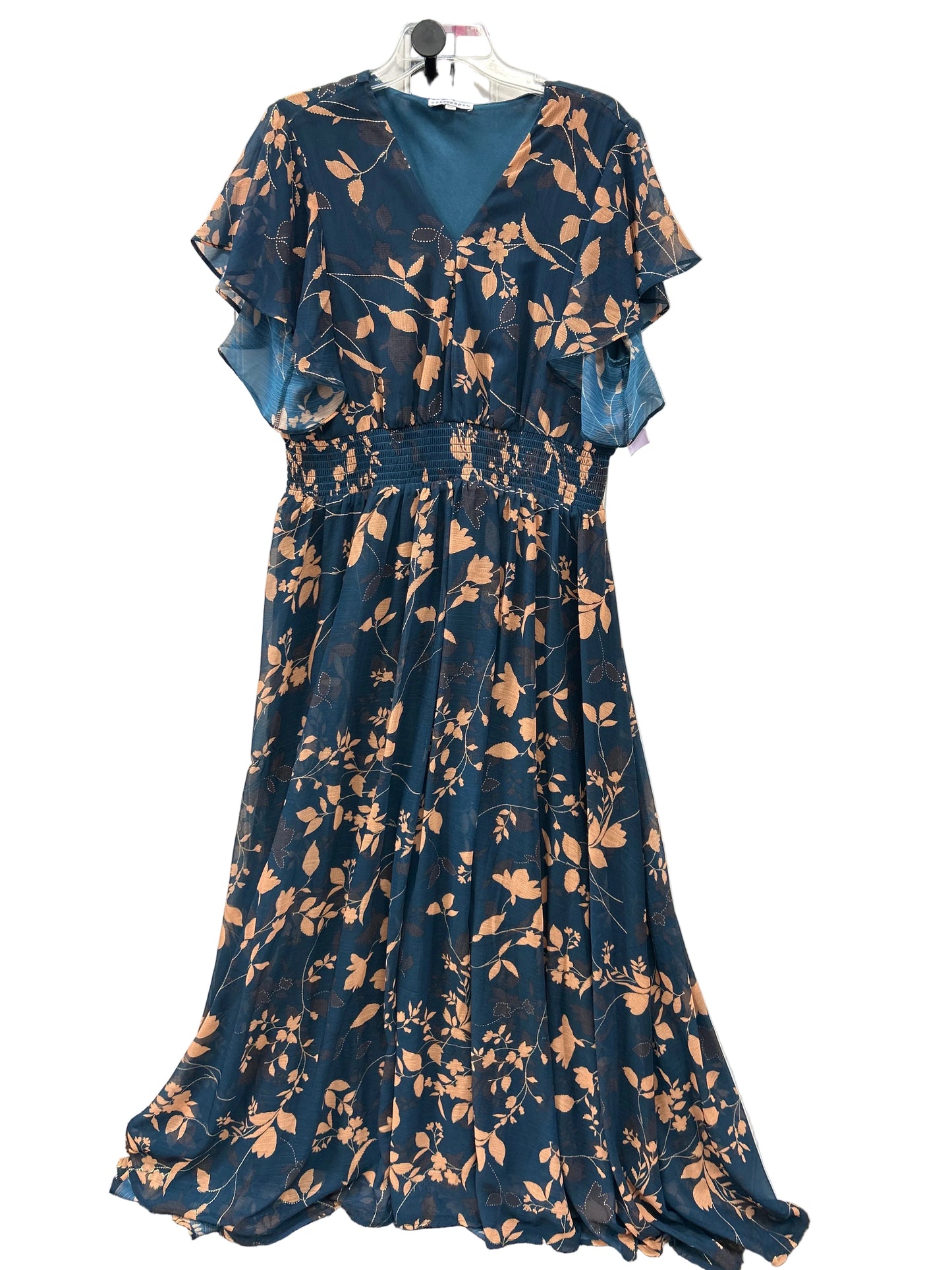 Dress Casual Maxi By Baltic Born In Teal, Size:2X