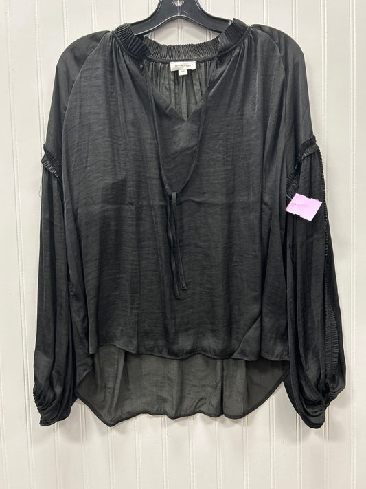 Blouse Ls By Cmc In Black, Size:S